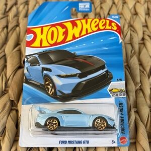 Hot Wheels Ford Mustang GTD Blue Pony Racing Car Hotwheels Racer 2026 New